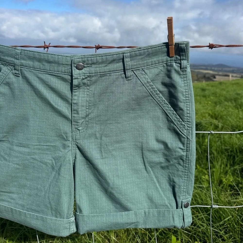 Carhartt original fit green painter Utility Shorts 18